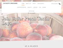 Tablet Screenshot of jacksonsorchard.com